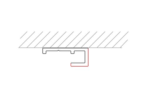 Roth-Zubehoer-Vipanel-Abschlussprofil-2550mm-weiss-1135010251 gallery number 1